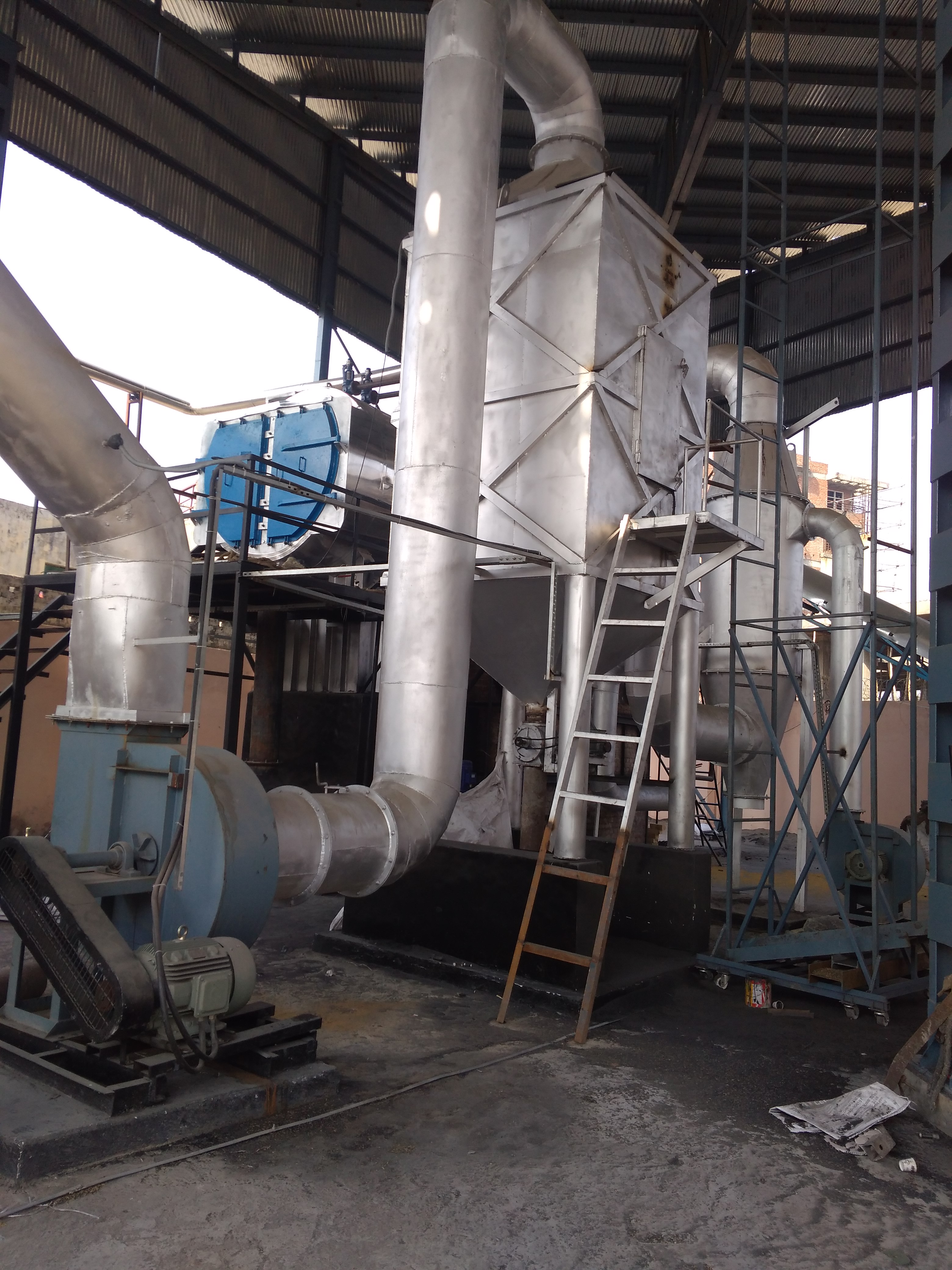 WOOD FIRE INDUSTRIAL STEAM BOILER